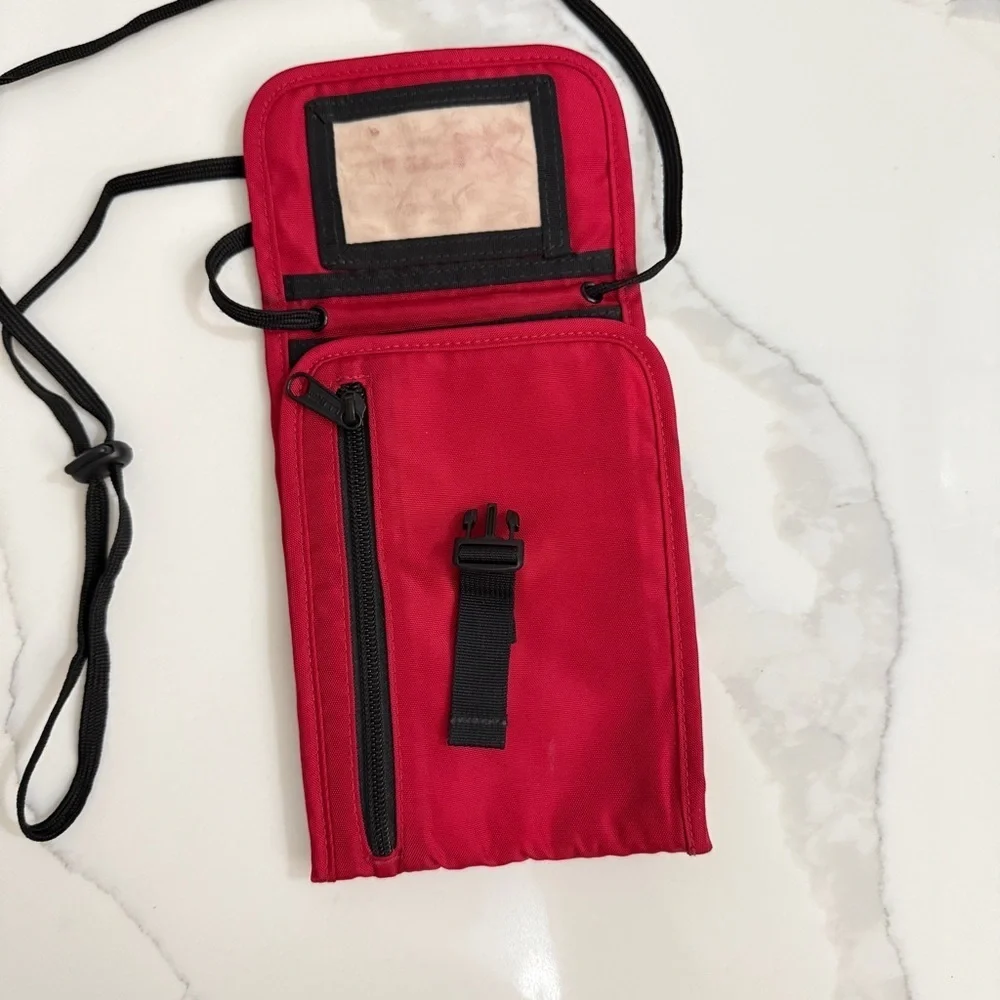 L.L. Bean Travel Passport Wallet Secure Crossbody Bag